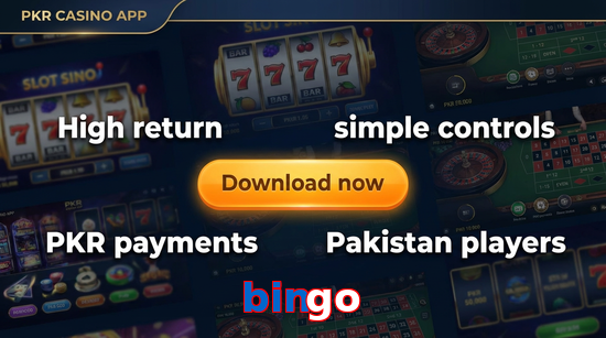 Main screen of Bingo gamedownload page for PK players